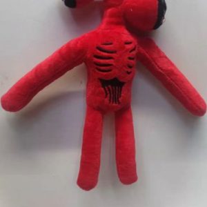 llavero cabeza de sirena rojo
