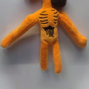 llavero cabeza de sirena naranja
