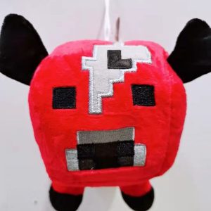 MINECRAF TORO ROJO 20CM