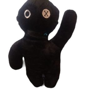 LLAVERO RAINBOW FRIENDS NEGRO 20CM