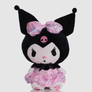 LLAVERO KUROMI NEGRO ROPA ROSA