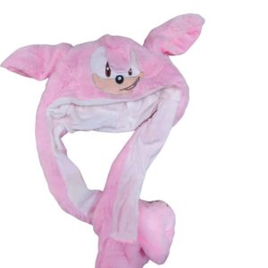 PELUCHE GORRO SONIC ROSA