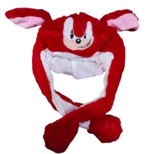 PELUCHE GORRO SONIC ROJO