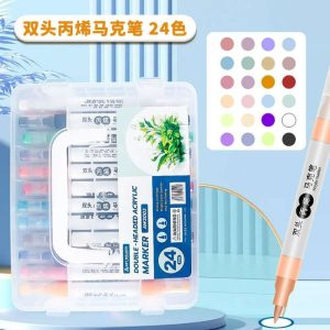 MARKER DOUBLE HEADED ACRYLIC X24 DOBLE PUNTA0042 AW(2002-24)