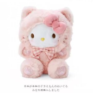 mochila kitty rosa 28cm
