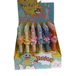 LAPICERA CON RESALTADOR 2 EN 1 POKEMON 1123 (XH-1123)