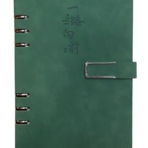 CUADERNO RAYADO ANILLADO RECARGABLE A5 VERDE 7820 (A50001)