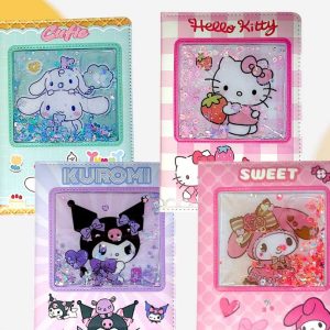 CUADERNO CUADRICULADA TAPA CON LIQUIDO Y BRILLO SANRIO 2636(SC-10-3)