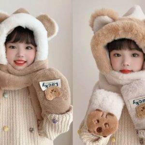 FINAL GORRO DE CAPIBARA CON GUANTE Y BUFANDA