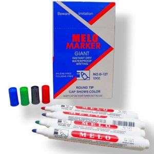 FIBRON MELO MARKER PUNTA REDONDA X12U NO.G-12