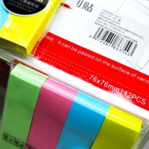 NOTAS ADHESIVAS X12 76MM*76MM 3543(A515)