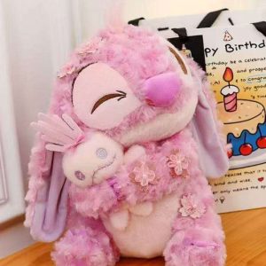 STICH ROSA CON FLORES 45CM