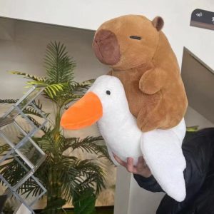 CAPIBARA CON PATO QUE SE ESTIRA 25CM