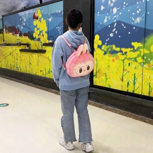 MOCHILA LA BUBU ROSA 30CM