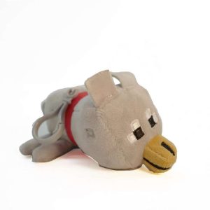 LLAVERO MINECRAF PERRO GRIS