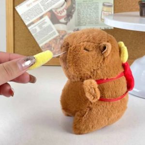 LLAVERO CAPIBARA CON PAPA QUE VIBRA