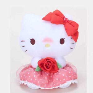 KITTY CON FLORES 23CM