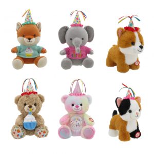 841033-ANIMALES 8.5" CON BONETES