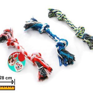 JUGUETE CUERDA CON NUDOS 28CM
