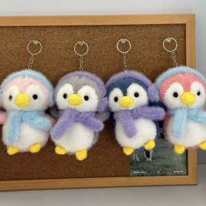 Llavero peluche pinguino
