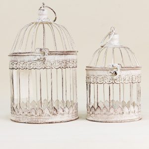 ADORNO DE METAL JAULA PCS*2