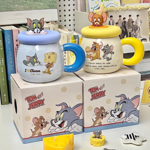 AA0515 TAZA CERAMICA GATO Y RATON