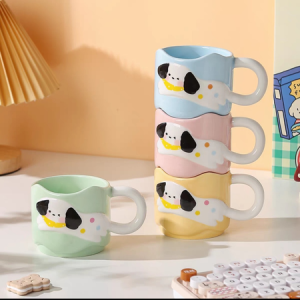 AA0624 TAZA CERAMICA APILABLE UNIDAD PERRO