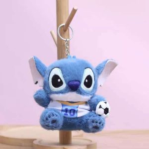 LLAVERO STICH AZUL FUTBOL 10