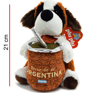 PERRO SAN BERNARDO CON MATE 21CM