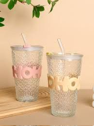TAZA VIDRIO C/SORBETE 500ML 4336259
