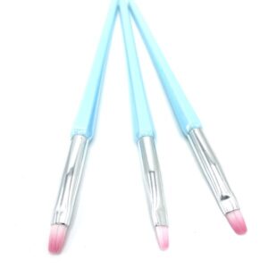 PINCEL P/UÑAS 3PCS COD.25175-A