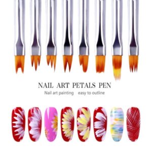 PINCEL P/UV GEL PETALOS X8PCS COD.15335