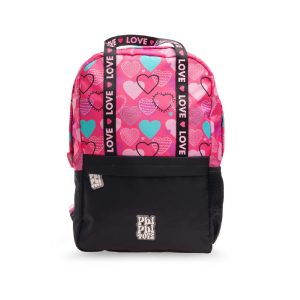 MOCHILA CORAZONES 17"
