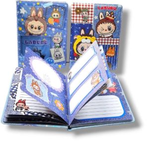 CUADERNO DE LABUBU DE COLOR A5 X1 PU-LB-7701