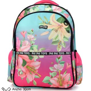 MOCHILA DEGRADE FLOWERS 18"