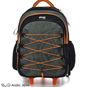 MOCHILA CON CARRO SMOOTH SEAL 18