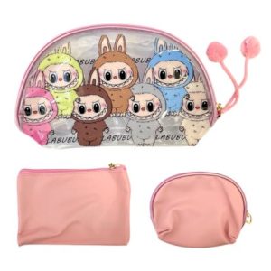 PORTA COSMETICOS CARTUCHERA LABUBU 3PCS AC-54B