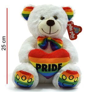 OSO ORGULLO PRIDE CON SONIDO 25CM