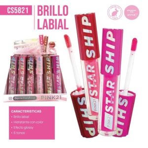 PINK 21 LIPGLOSS COLOR STAR SHIP CS5821