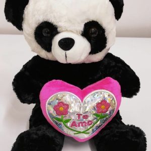 Panda con Corazón diamante Te amo