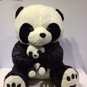 Panda con bebé 60cm