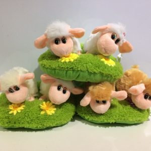 ovejas en pasto