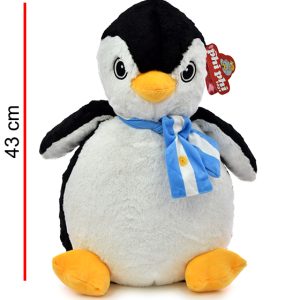 PINGÜINO CON BUFANDA ARGENTINA 43CM