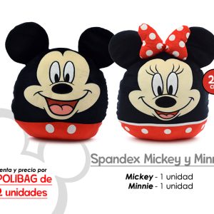 SURTIDO SPANDEX MICKEY Y MINNIE 25CM