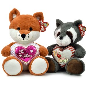 MAPACHE Y ZORRO 32CM