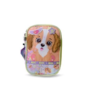 CARTUCHERA LIBRO 2 CIERRES PERRITO