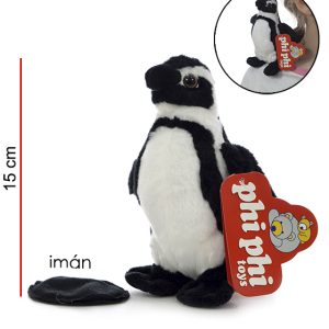 PINGÜINO CON IMAN 15CM