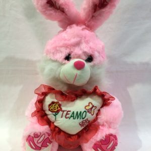 Conejo con corazón 2 colores 30cm