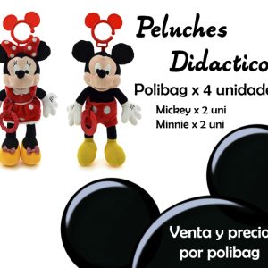 SURTIDO DIDACTICO MICKEY Y MINNIE 25CM