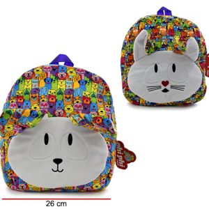 MOCHILA GATO Y PERRO 27CM